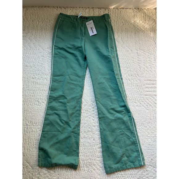 green with white stripe pants size 38 FR 6 - Picture 1 of 3